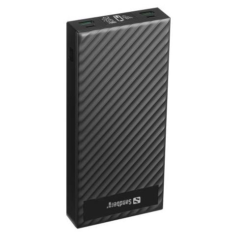 Powerbank 2xusb-c Pd100w 30000 Ioni Di Litio 30000 Mah Nero - Foto 2
