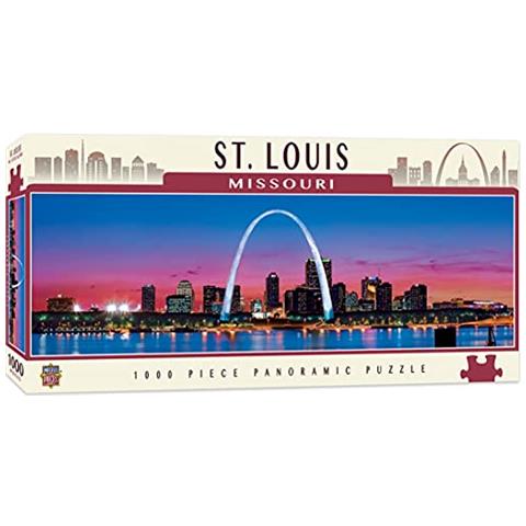 Puzzle Da 1000 Pezzi Per Adulti, Famiglia O Bambini - St Louis Pano Di - 13 X 39 - American Puzzle Company Di Proprieta Familiare - Foto 1