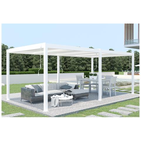 Pergola Bioclimatica Santa 600s300 Bianca - Foto 1