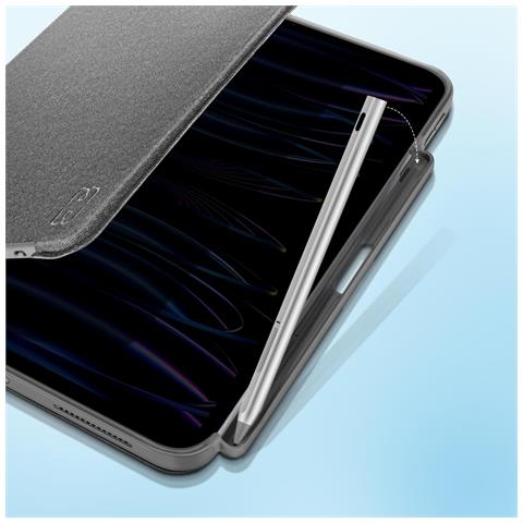 Custodia Per Ipad Pro 11” Folio Quick Note Con Tastiera Qwerty Bluetooth 3.0, Nero - Foto 2