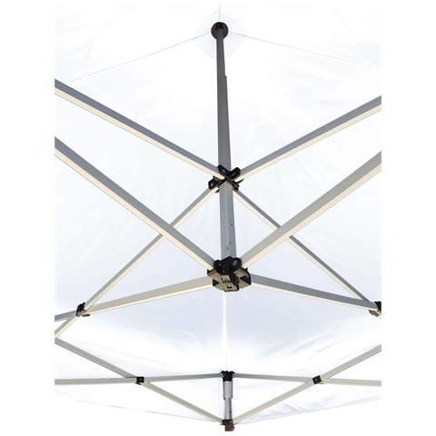 Gazebo Chiudibile Telescopico In Alluminio Professionale Con Telo In Pvc Mt3x4,5 Cora2 - Foto 2