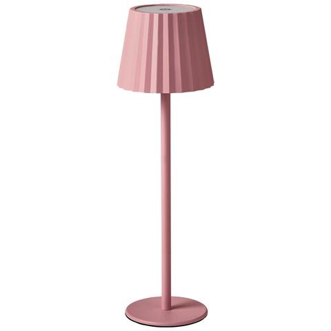 Lampada Da Tavolo Pombeiro Metallo Rosa Pastello - Foto 2