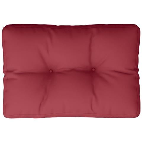 Cuscino Per Pallet Rosso Vino 50x40x12 Cm In Tessuto - Foto 2