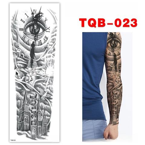 Adesivo Per Tatuaggio Temporaneo A Braccio Intero 5 - Foto 1