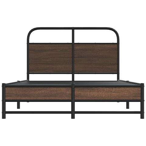 Giroletto Senza Materasso Rovere Marrone 120x190 Cm Truciolato - Foto 9