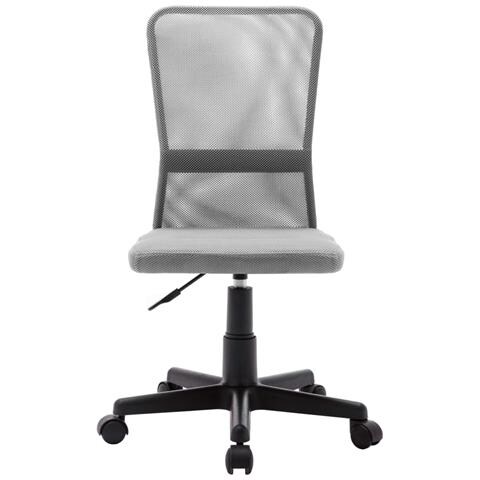 Lusso Casadino -  Sedia Da Ufficio Grigia 44x52x100 Cm In Tessuto A Rete - Foto 1