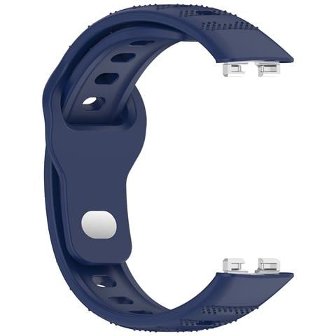 Cinturino In Silicone Per Huawei Band 10/9/8 - Texture A Pois Blue - Foto 2