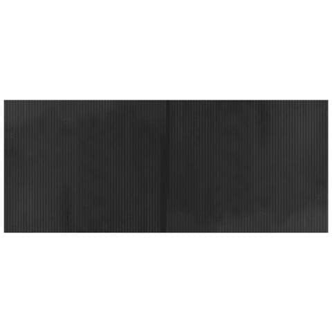 Tappeto Rettangolare Grigio 80x200 Cm In Bambù - Foto 1