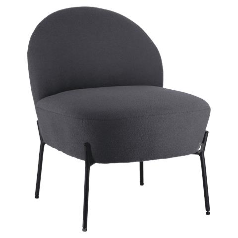 Poltrona In Tessuto Grigio Helmi - Foto 1