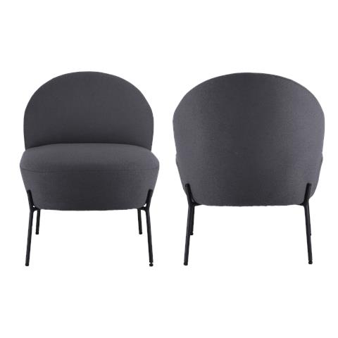 Poltrona In Tessuto Grigio Helmi - Foto 7