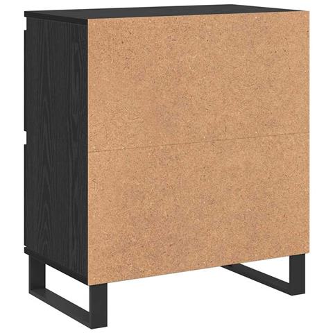 Sideboards 2 pcs Rovere nero 120 x 35 x 70 cm Legno multistrato - Foto 9