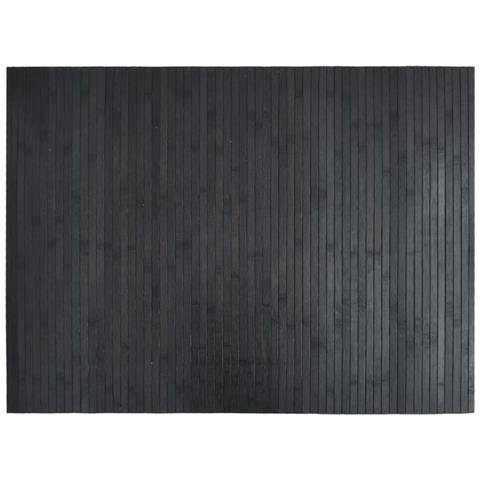 Tappeto Rettangolare Grigio 70x100 cm in Bambù - Foto 1