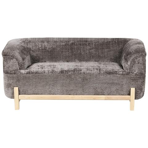 Divano 2 Posti Alnor Ciniglia Marrone - Foto 2