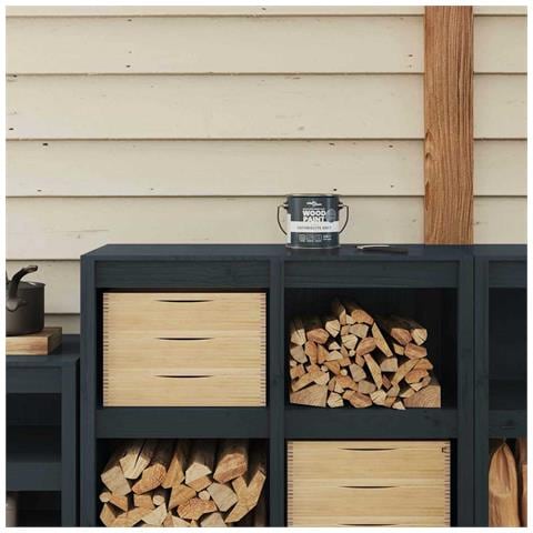 Vernice per legno Grigio Ferro 16.5 x 16.5 x 15.9 cm - Foto 2
