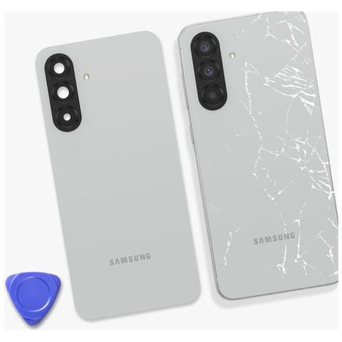 Coperchio Batteria Originale Per Galaxy A56 Con Adesivo Integrato Service Pack, Grigio Chiaro - Foto 4