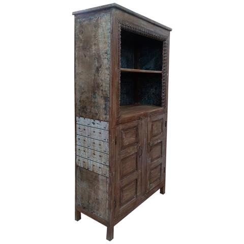Libreria In Legno Marrone 107x42x213h - Foto 1