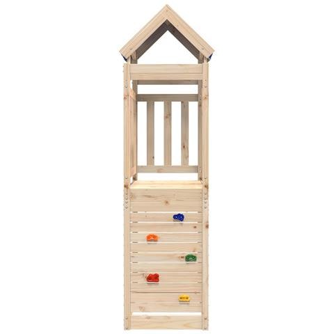 Torre da Gioco Marrone 110.5 x 52.5 x 215 cm Pino massello - Foto 2