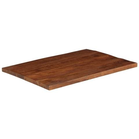 Piano Tavolo 110x80x2,5 cm Rettangolare in Massello di Recupero - Foto 2