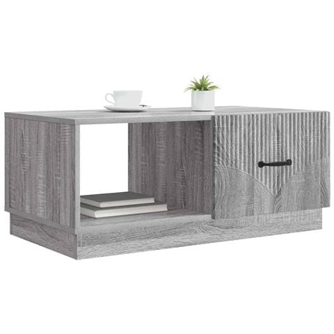 Tavolino da salotto Grigio Sonoma 90 x 50 x 37 cm - Foto 2