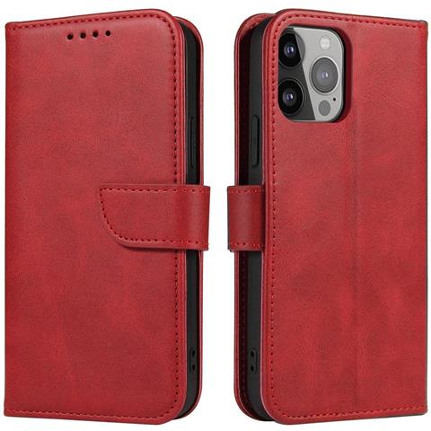 Custodia Per Telefono Con Flap Per Samsung Galaxy S25+ - Rossa - Foto 5