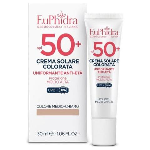 Euphidra Kaleido Crema Colorata Medio-Chiaro Viso SPF50+ 30 ml - Foto 1