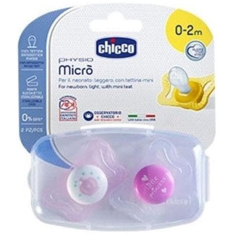 Succhietto Micro Girl Silicone 0-2M 2 Pezzi - Foto 1