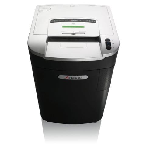Distruggidocumenti a Frammento Mercury RLX20 Automatico con cestino da 115L capacità di 22 fogli - Nero e Bianco - Foto 3