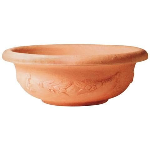 Vaso per piante ciotola in resina finitura impruneta diametro 45 cm - Foto 1