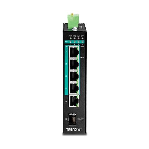 6port Hardened Industrl Gigabit Poe Layer 2 Mngd Din-rail Switch In - Foto 2