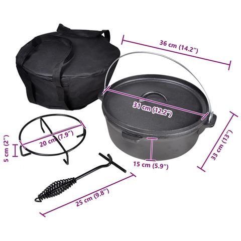 Forno Olandese 5,6 L Con Accessori Inclusi - Foto 2