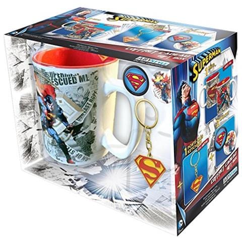 Dc Comics Superman Tazza+portachiavi+dis Gadget - Foto 1