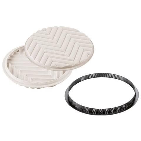 Kit Tarte Grafique Forma Per Crostata Cm 25 Qualità Professionale - Foto 2