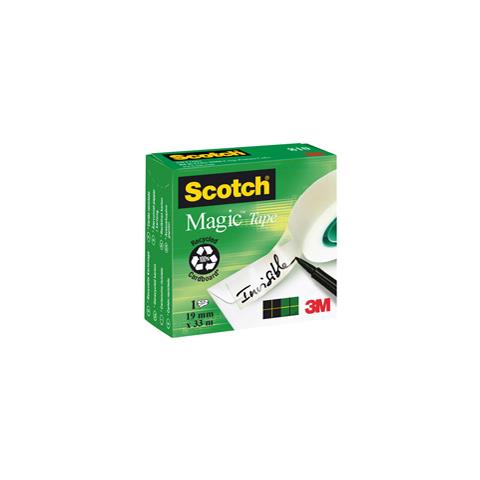 Nastro Adesivo Scotchâ® Magicâ„¢ 810-1933 Invisibile Perm. 19mmx3t - Foto 1