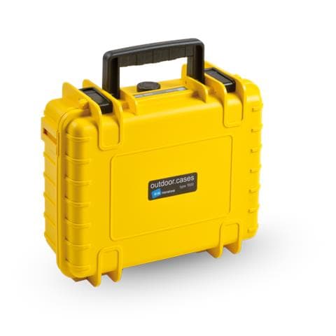 Valigetta Tipo 1000 per Action Cam GoPro Hero 9 e Accessori Impermeabile - Giallo - Foto 4