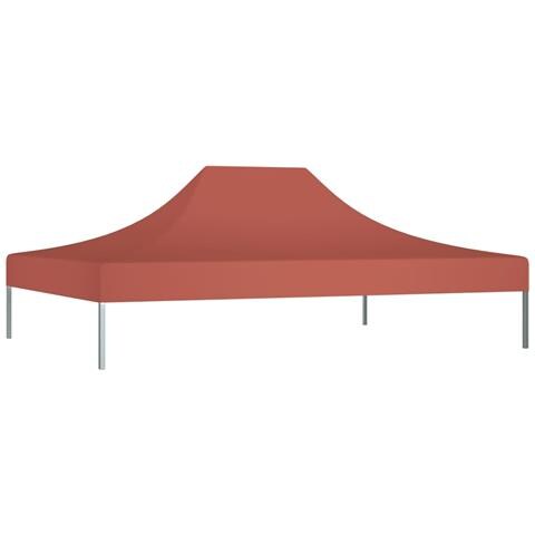 Tetto per Tendone per Feste 4,5x3 m Terracotta 270 g / m² - Foto 2