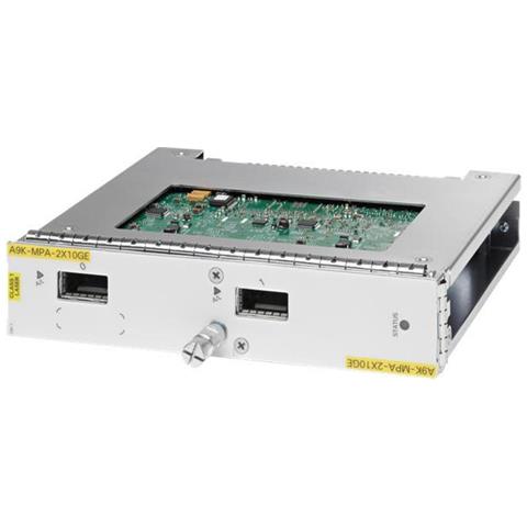 Cisco A9K-MPA-2X10GE= , 10 Gigabit, IEEE 802.3ae, XFP, 10GBASE-R, Cisco ASR 9000, 5 - 40 °C - Foto 2
