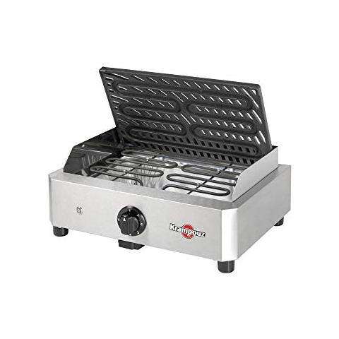 GECIM1 Grill da Tavolo Elettrico 1700W Acciaio Inossidabile Barbecue e bistecchiera - Foto 5