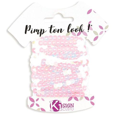 6 Nastri Glitter 6 M - Bianco Iridescente - Foto 1