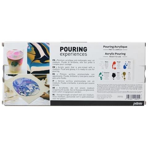 Set Di 6 Colori Acrilici Per Pouring - 6 X 118 Ml - Foto 2