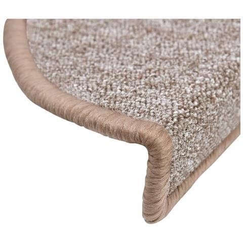 Tappetini per Scale 10 pz 56x17x3 cm Marrone Chiaro - Foto 7