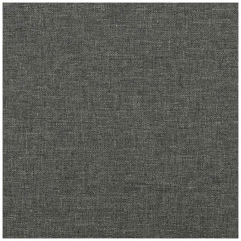 Giroletto senza Materasso Grigio Scuro 90x190 cm Tessuto - Foto 2