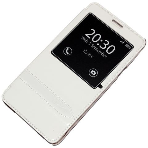 Custodia Originale Flip Case Merry Series Samsung Galaxy Note 4 N910 White - Foto 1