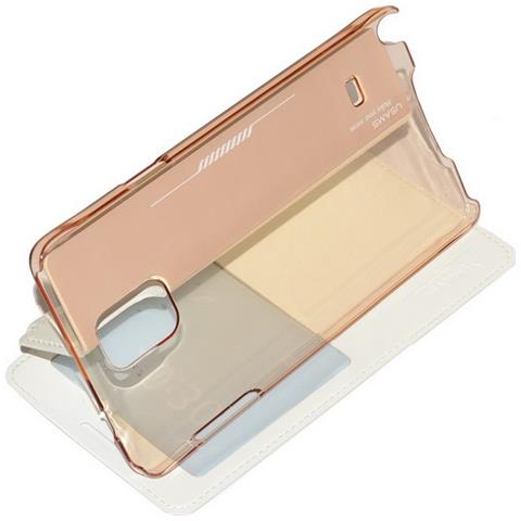 Custodia Originale Flip Case Merry Series Samsung Galaxy Note 4 N910 White - Foto 4