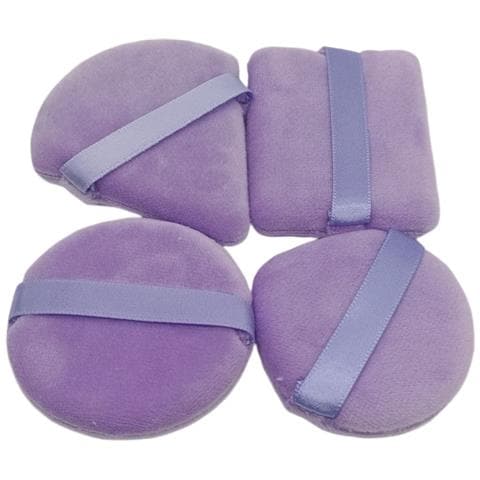 Piumini Da Cipria - Confezione Da 4 Piumini Per Il Trucco Purple - Foto 1