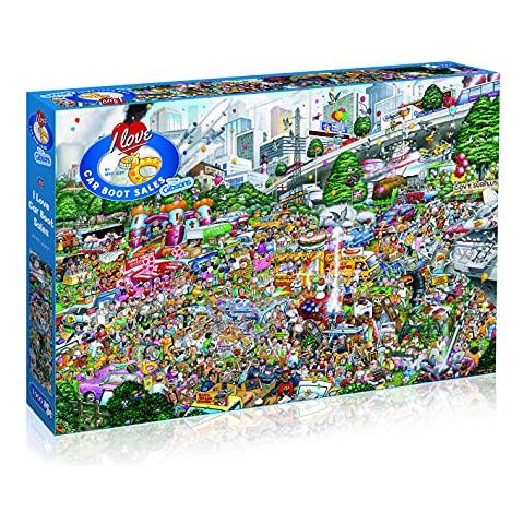 I Love Car Boot Sales Jigsaw Puzzle (1000 Pezzi) - Foto 1