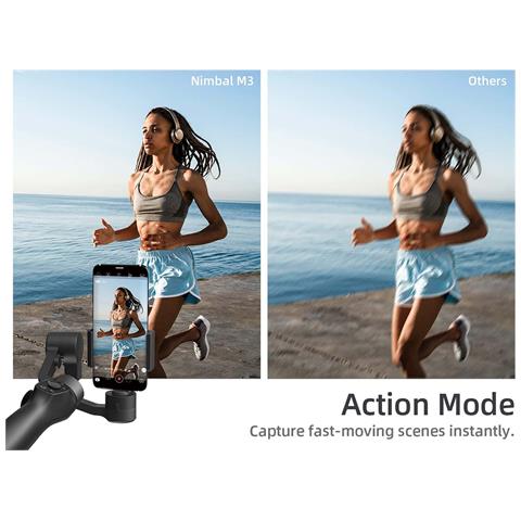 [Ricondizionato GOLD] Gimbal Stabilizzatore A Tre Assi Smartphone Ios Android Batteria Ricaricabile - Foto 7