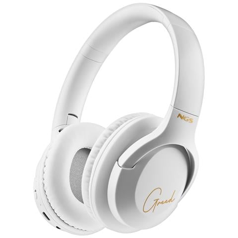 ARTICA GREED Cuffie Bluetooth Wireless, Senza fili, Leggere e pieghevoli, 40h, Bianco - Foto 1