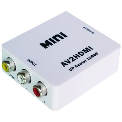 Mini Av A Hdmi Video Converter Con Scaler 1080p Yk-102 - Foto 1