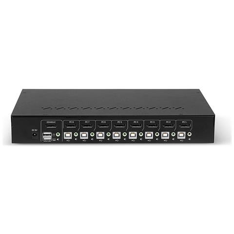 39540 switch per keyboard-video-mouse (kvm) Montaggio rack Nero - Foto 5