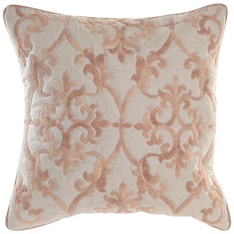 Cuscino Dkd Home Decor 50 X 15 X 50 Cm Beige Rosa Alluminio Tradizionale 50 X 1 X 50 Cm - Foto 1